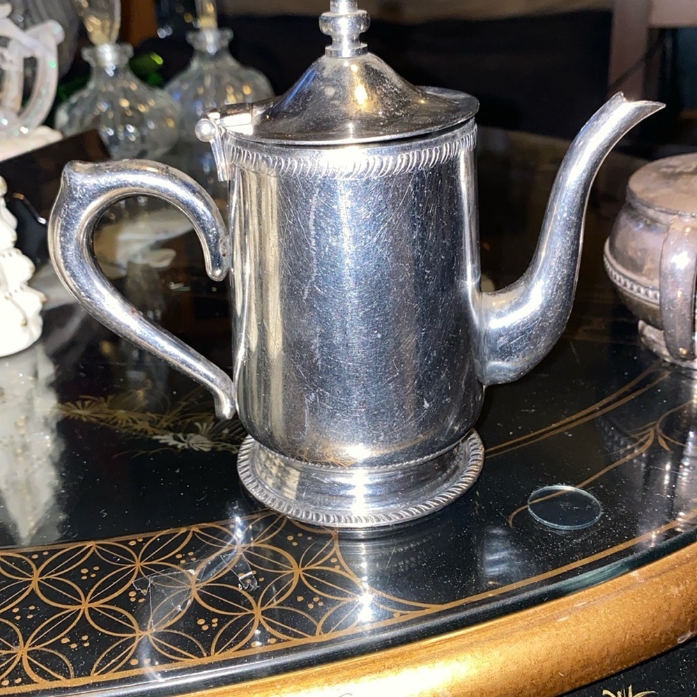 BX48 Vintage Brandware 18-8 2B Stainless Steel Coffee/ Tea Pot Made in Japan